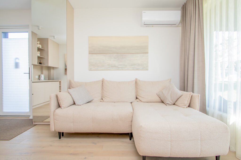 Poilsis Palangoje - Smėlėtos kopos sofa-lova